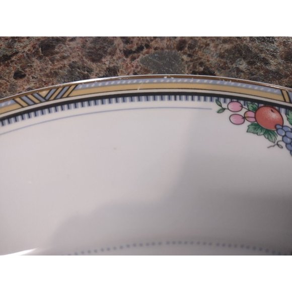 Christopher Stuart Y1008 Fruit Basket pattern Bone China Platter Cake Plate - Picture 11 of 14